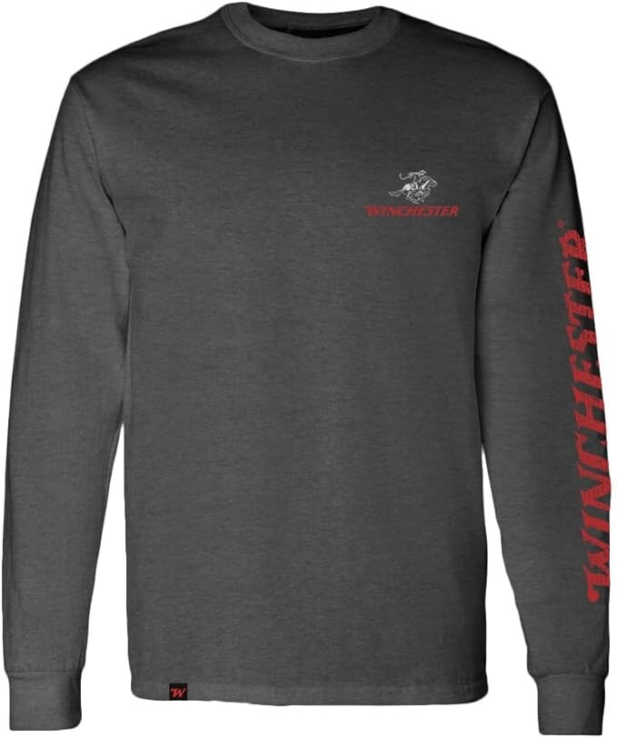 Winchester Pro - Rider in Circle Mens Long Sleeve Shirt gallery