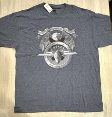 United States Air Force “USAF Fire From The Sky” Navy Blue T Shirt Tee – Sz XL