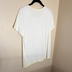 Croft & Barrow Classic Tee L White Cotton Crew Neck Men’s T-Shirt