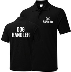 Dog Handler Polo T-Shirt, Petrol Unit K9 Unisex Tee Shirt, Workwear Polo Shirt