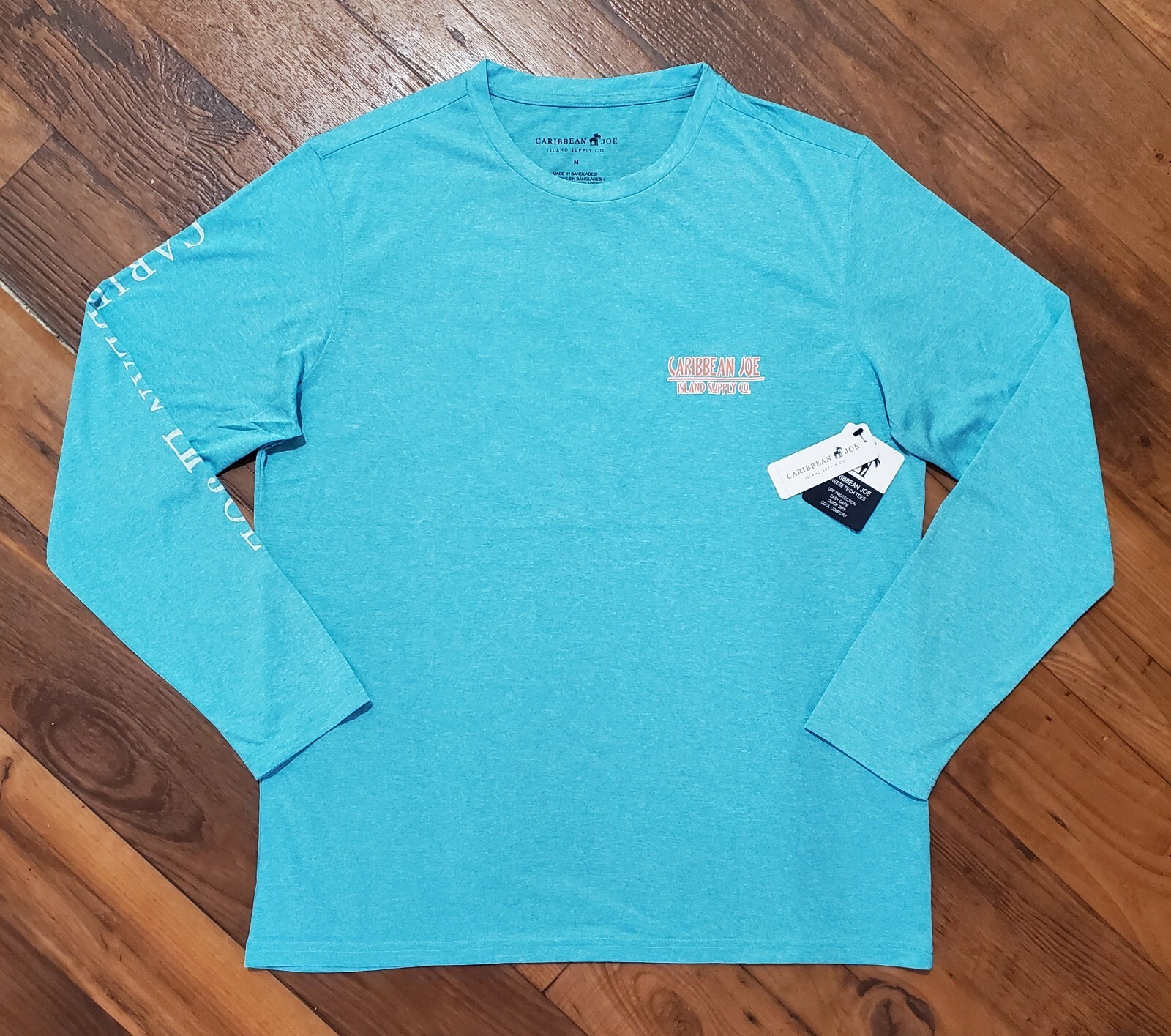 Caribbean Joe Men's Medium Island Supply Co. Dudemingo's Long Sleeve T-Shirt NEW gallery
