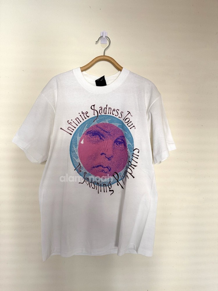 Vintage 90’s Smashing Pumpkins Infinite Sadness Tour T-shirt Sz Large GIANT USA