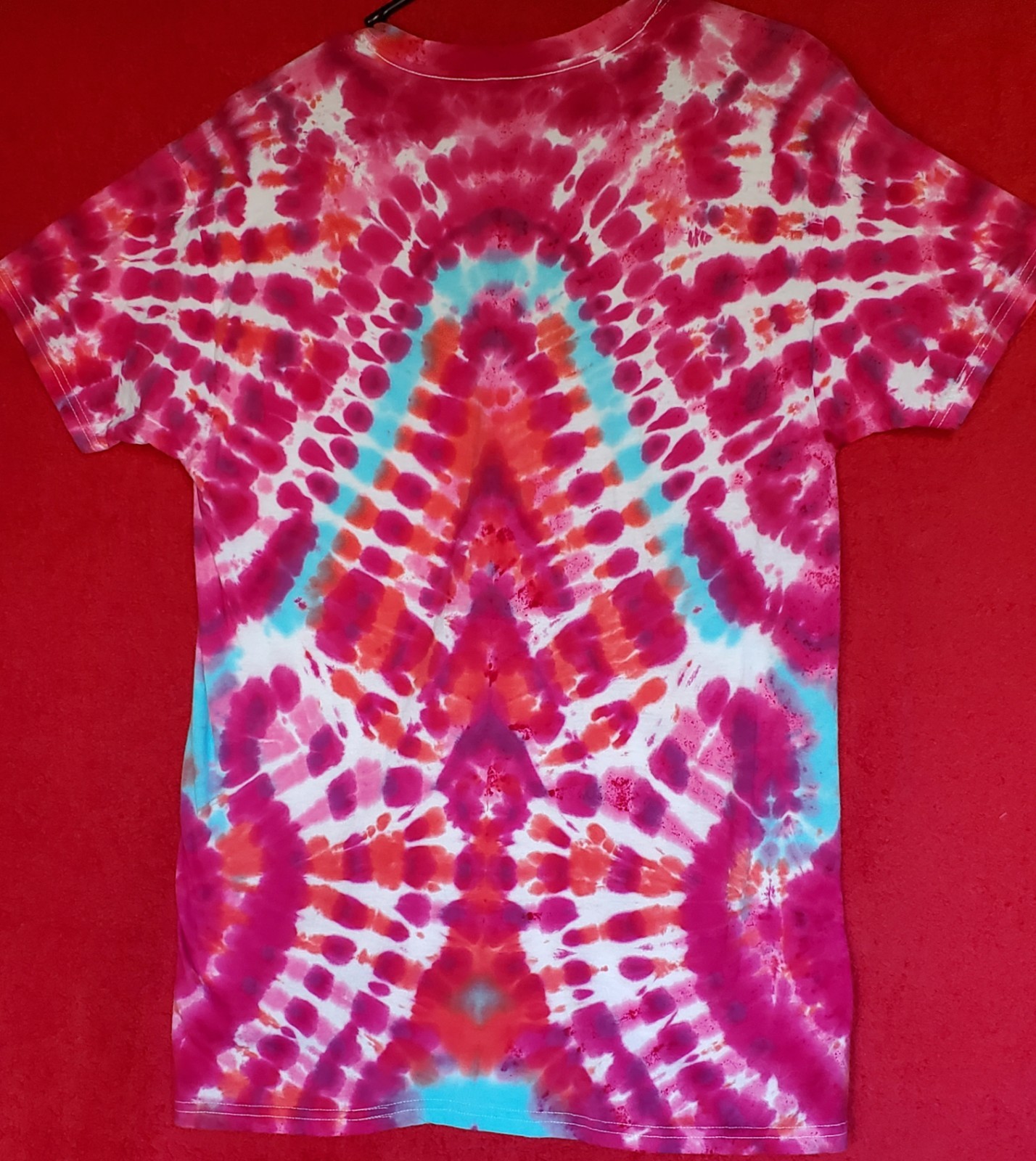 HANES SIZE MEDIUM 100% Cotton Tye Dyed Shirt Pre-washed WON'T FADE VERY SOFT gallery