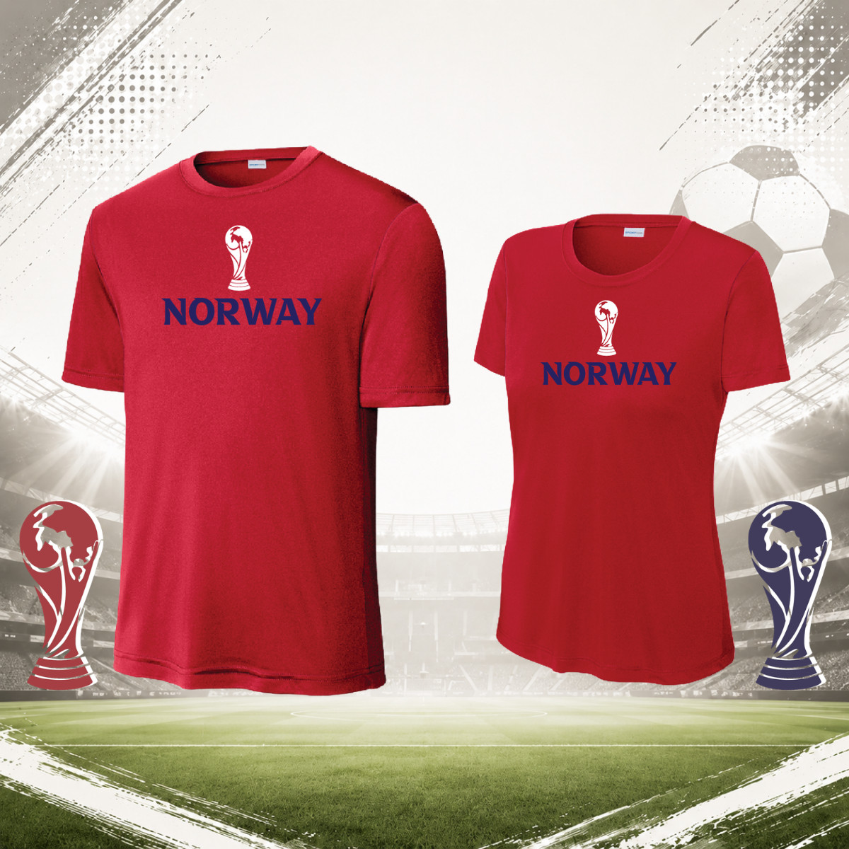 Norway t-shirt world cup jersey- SHIPS FROM FLORIDA PRIORITY MAIL gallery