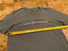 FLOMOTION THE PLAYERS CHAMPIONSHIP DOUBLE SIDED GRAPHIC T-SHIRT ( MENS L ) BLUE