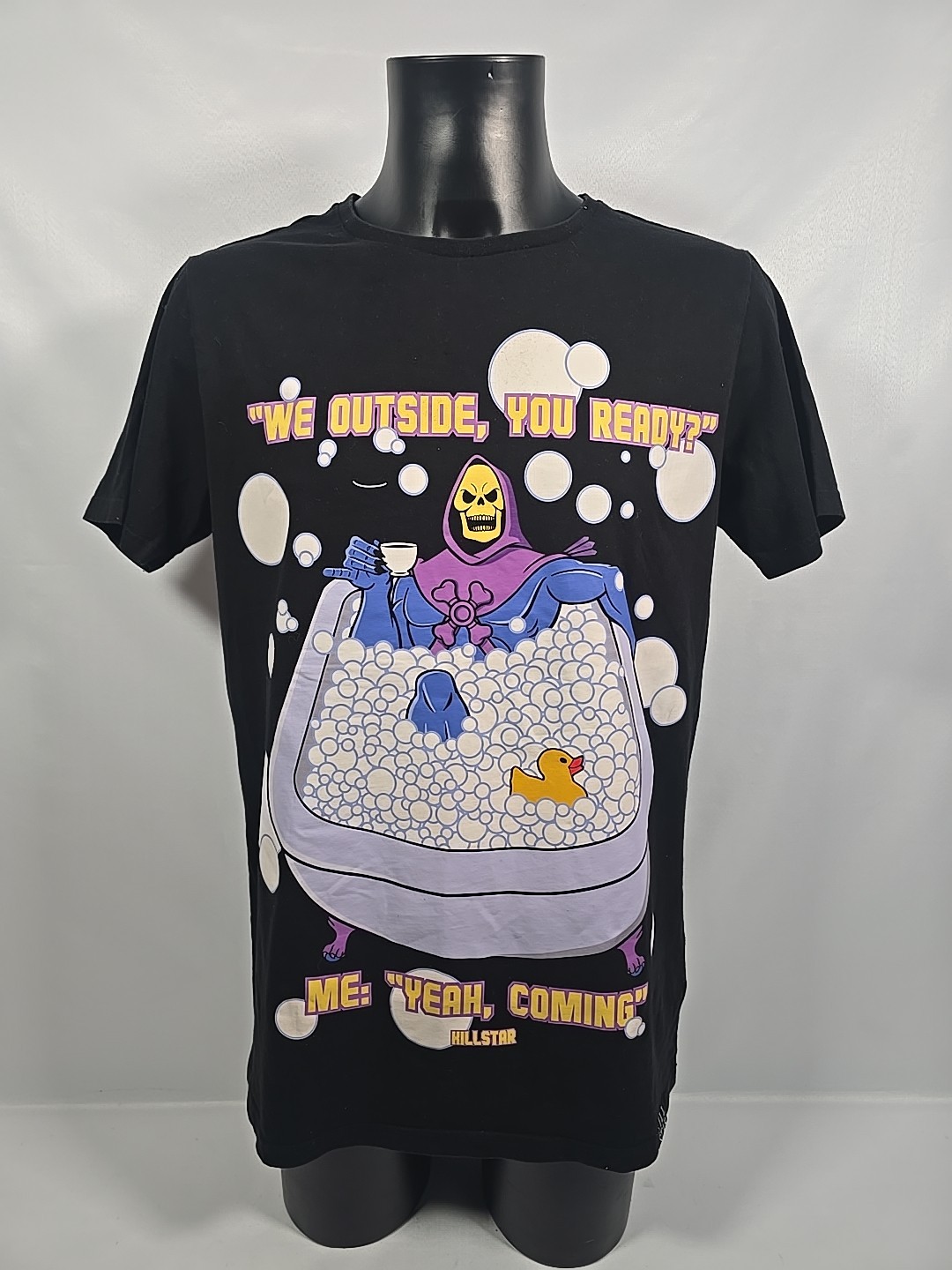 KILLSTAR Skeletor T-Shirt Masters of Universe Chillax Black Unisex Tee XL gallery