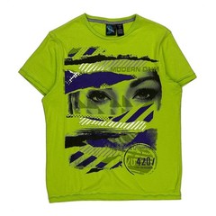 Burnside Graphic T-Shirt – Small Green Cotton