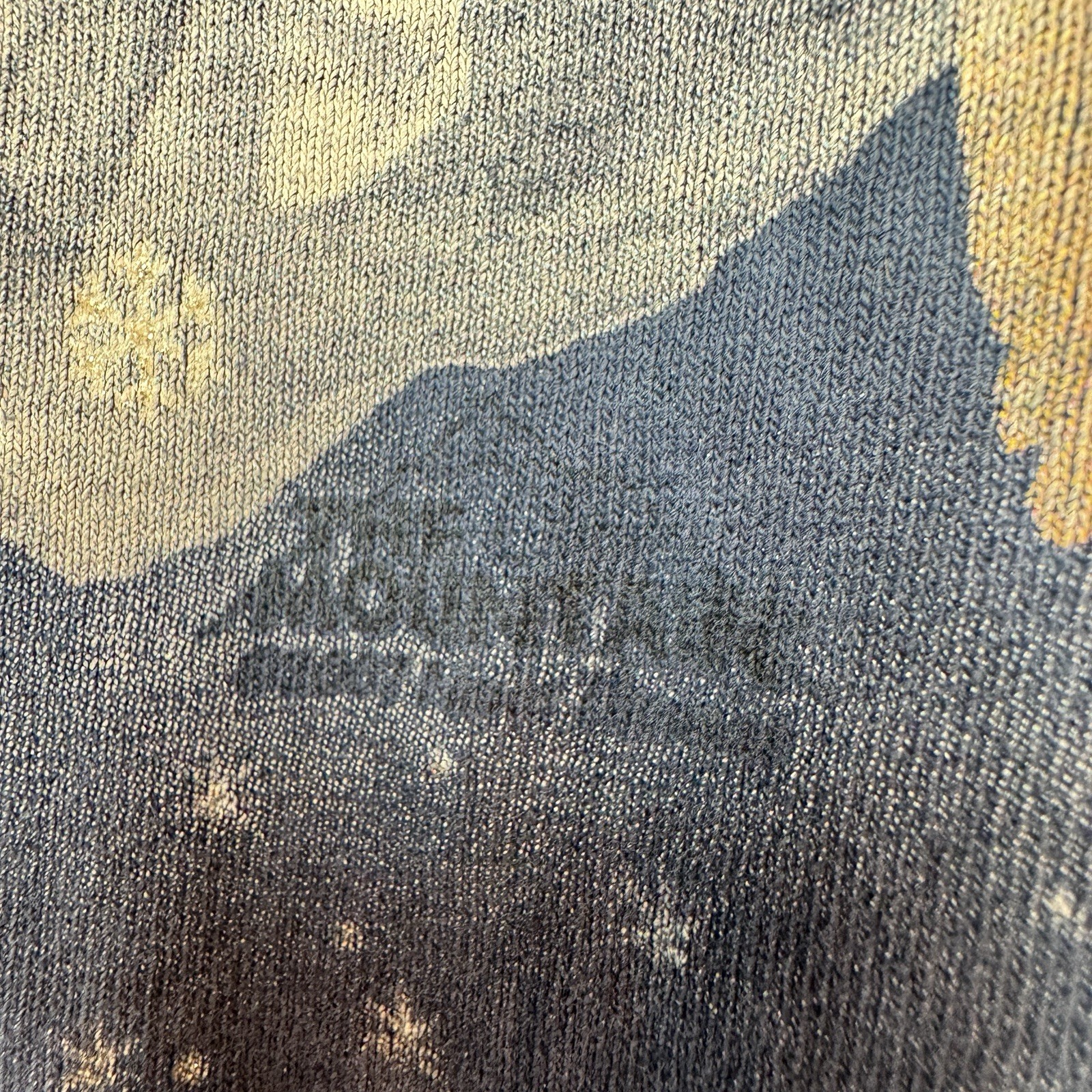 VTG The Mountain Moon Fairy Elf T-shirt Adult 2XL Blue Tie-Dye Pixie Fairycore gallery