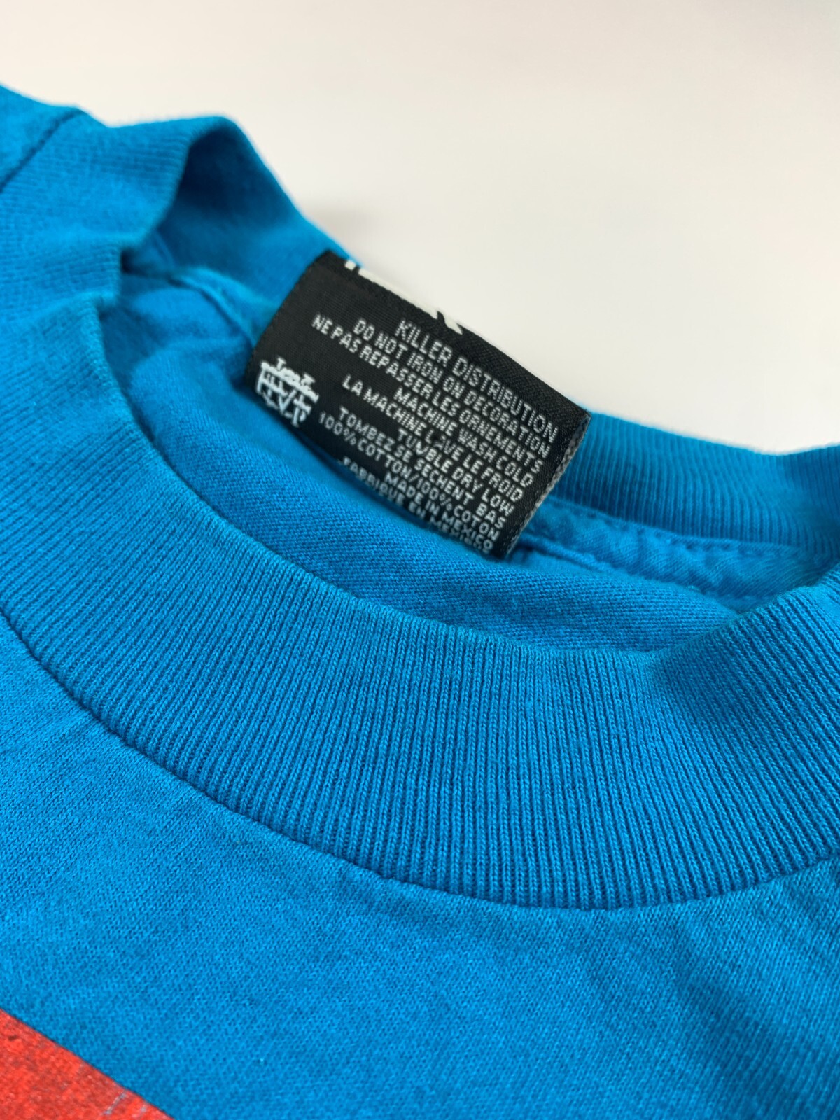 Vintage Famous Stars & Straps Graphic T Shirt Mens Medium Blue Y2K gallery