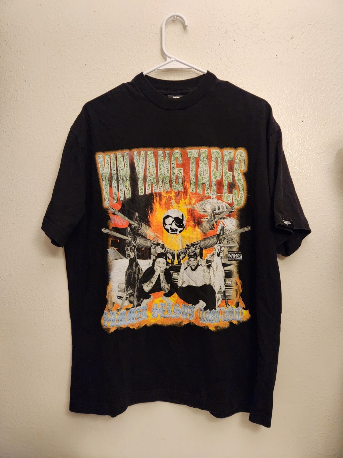G59 $uicideboy$ YIN YANG TAPES Summer Season 1989-1990 TOUR Shirt Medium Black gallery