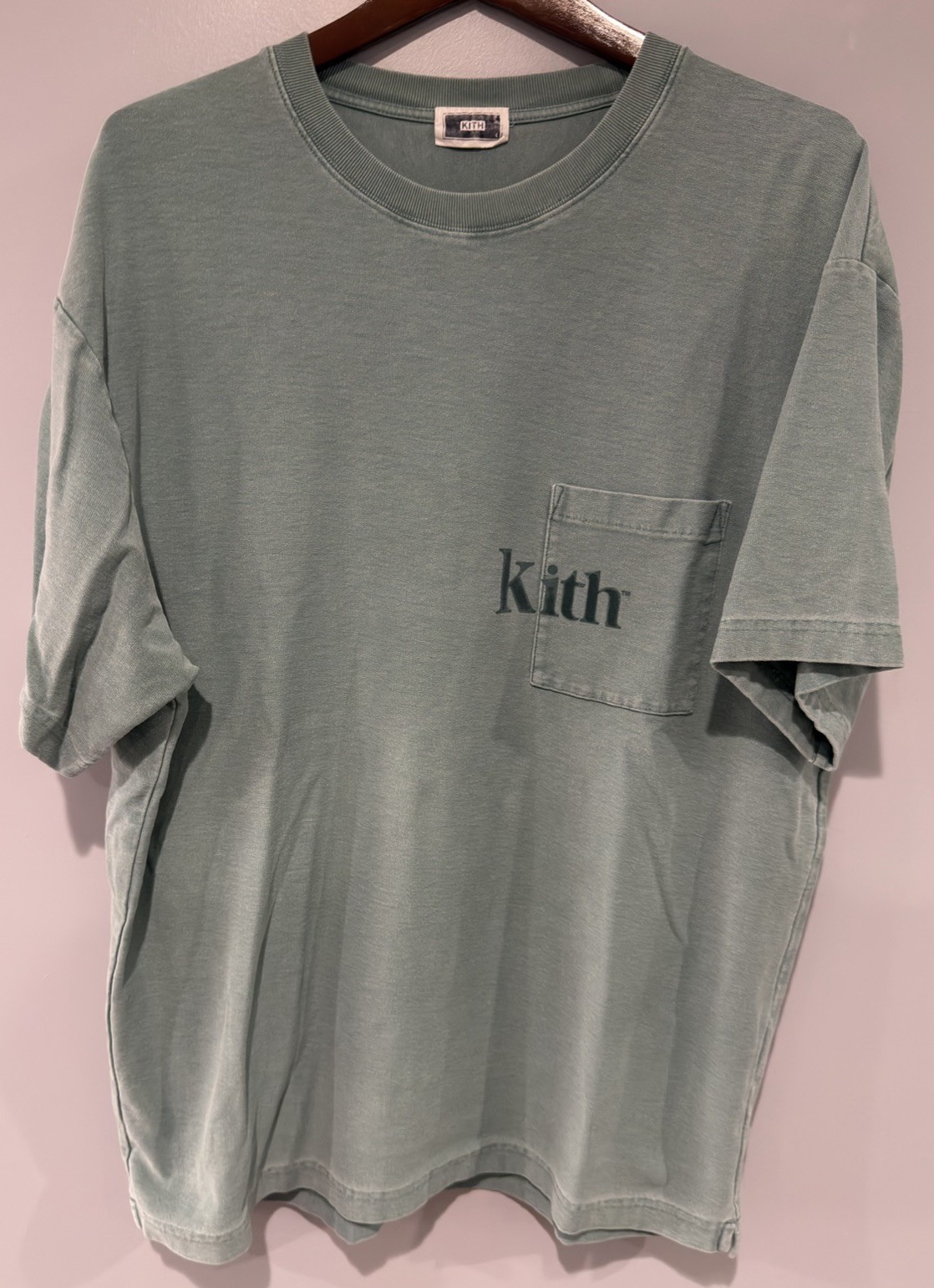 2024 Kith Short Sleeve Quinn Pocket Tee ‘Poem’ Large