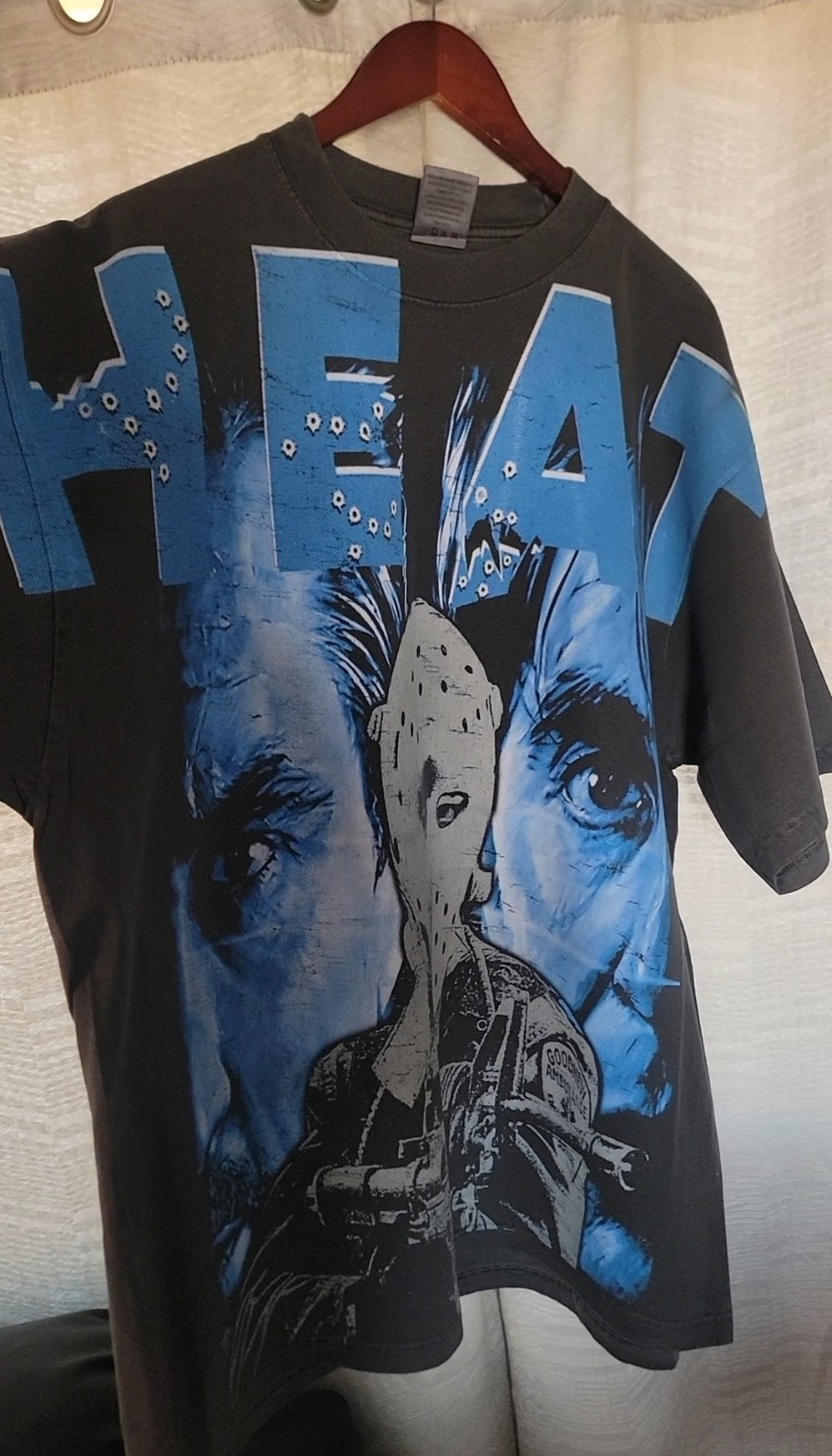 HEAT BIG PRINT ON SHAKA HEAVYWEIGHT GARMET DYED T SHIRT gallery
