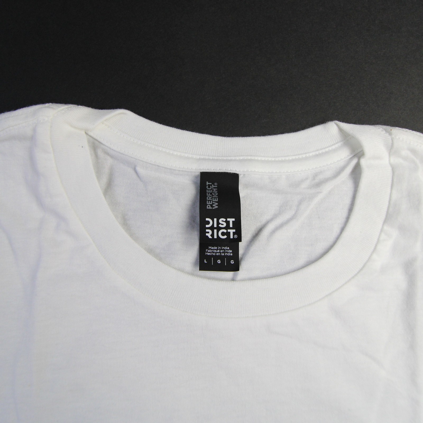 District Short Sleeve Shirt Men's White New without Tags L gallery