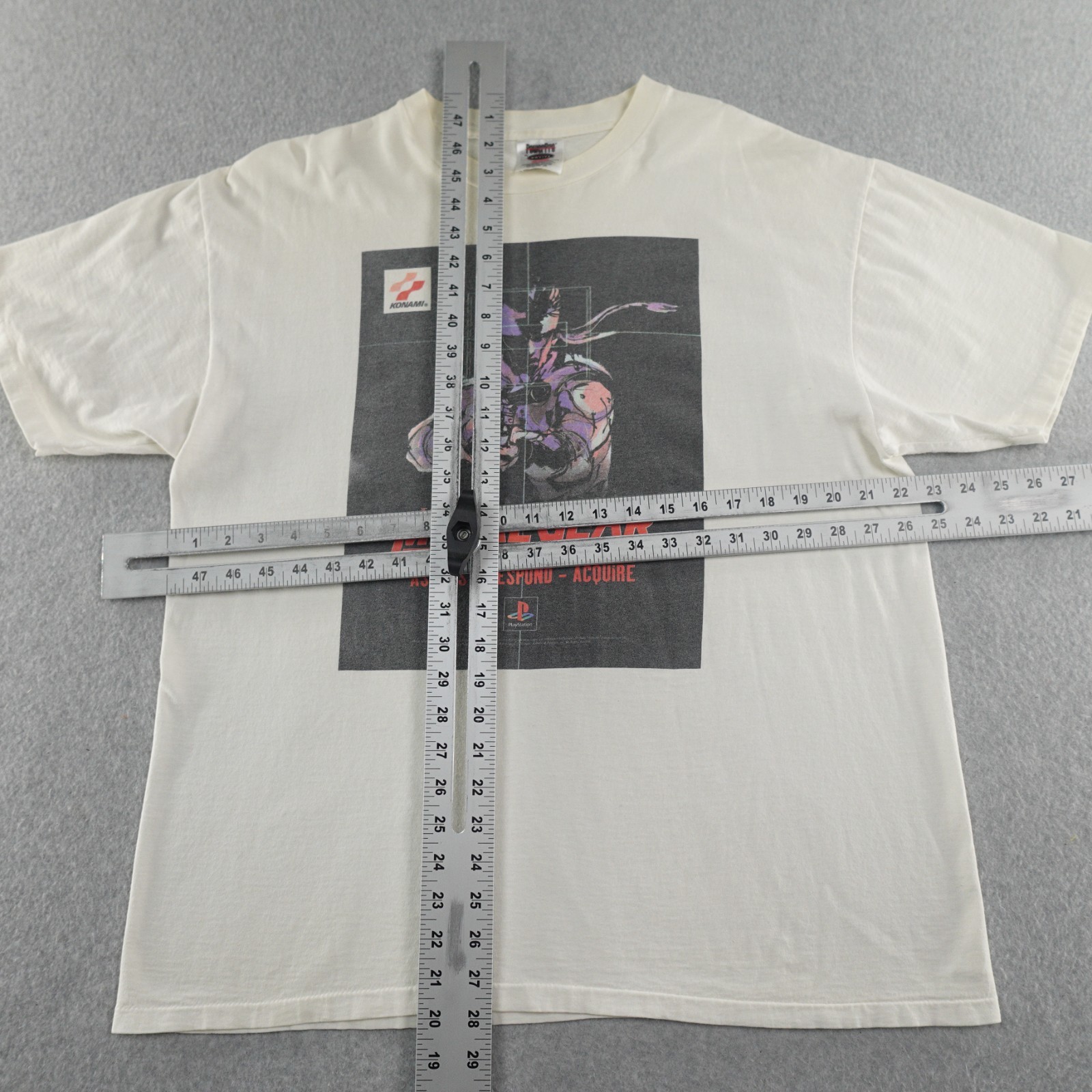 Vintage Metal Gear Solid Mens XL (23X28) Video Game Shirt 1998 gallery