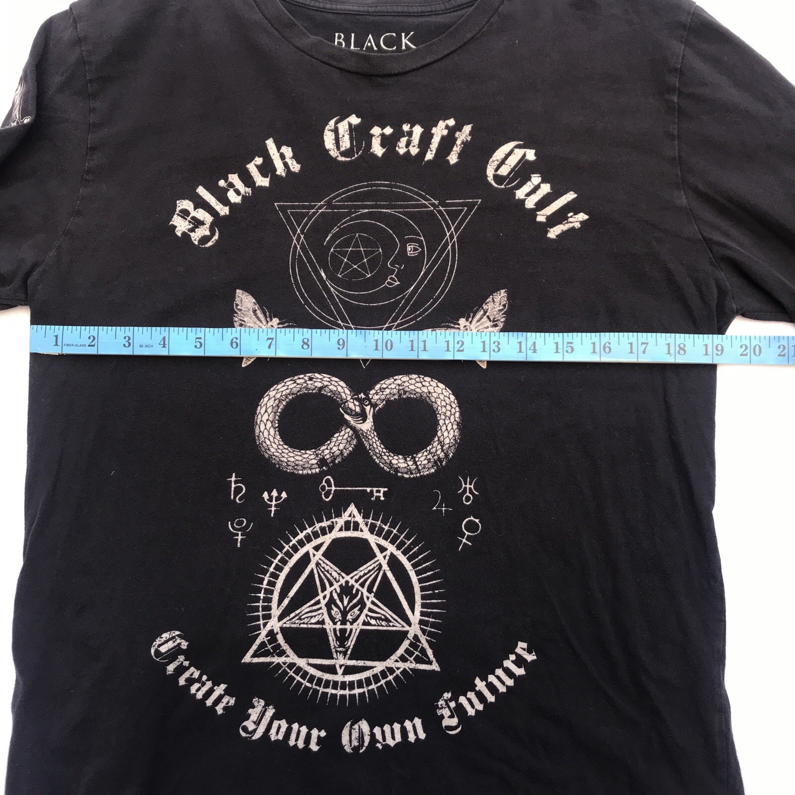 Black Craft Cult Create Your Own Future Black T Shirt Long Sleeve Size 38 gallery