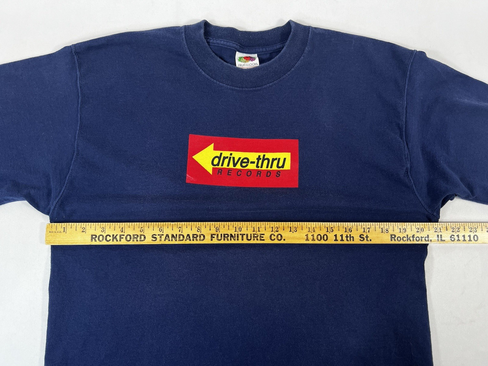 Vtg Y2K Drive Thru Records T Shirt More Rock Than a Crackhouse L Punk Band Emo gallery