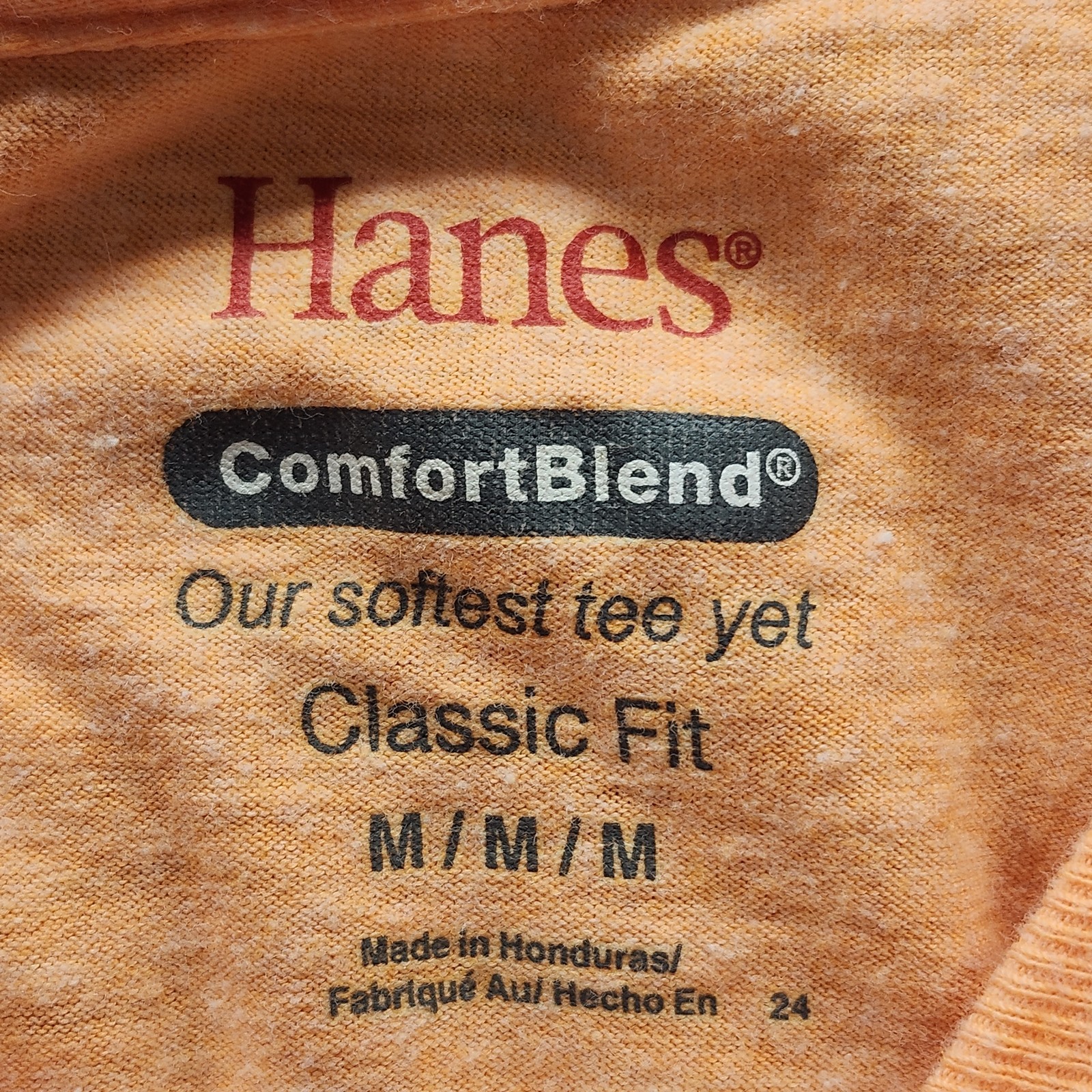 Vintage Hanes ComfortBlend Panama City Beach FL T-Shirt M Orange Florida Souveni gallery