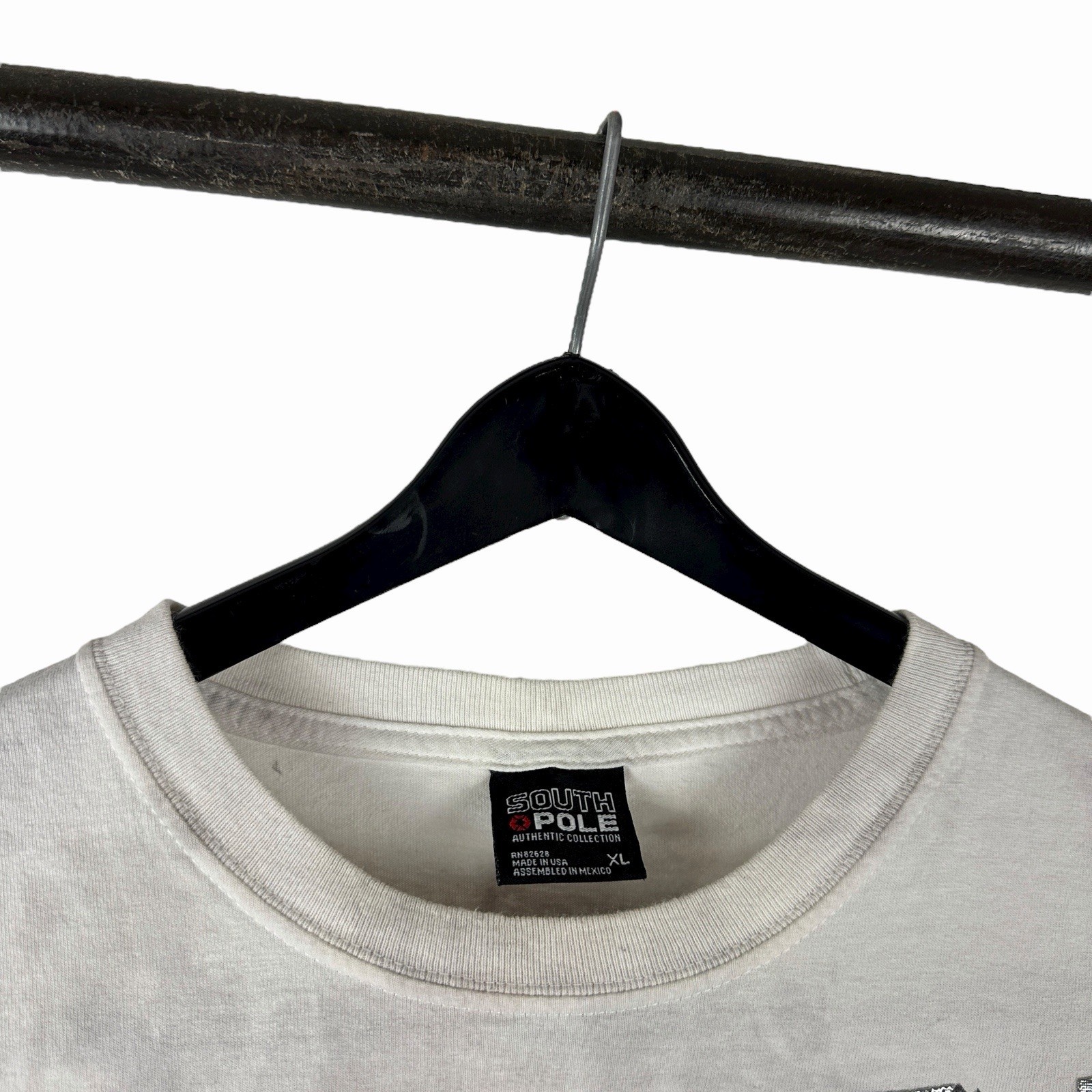 Vintage 90s South Pole Collection Streetwear 3D Graphic White Shirt Size XL gallery