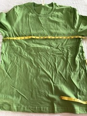 Canvas Green T-Shirt Size Large 100% Cotton