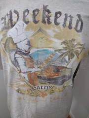 Men’s T-Shirt Weekend Warrior Grillin & Chillin Knight in Armor Size Large