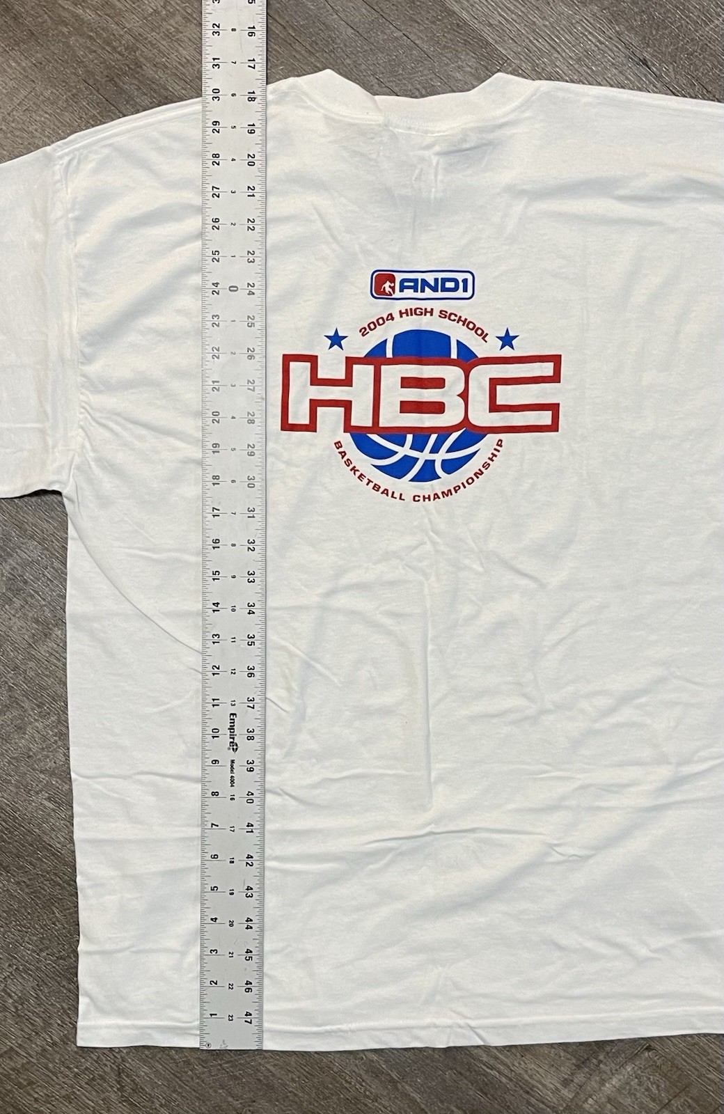 Vintage AND1 T Shirt XL High School Basketball Championship 2004 Y2K Deadstock gallery