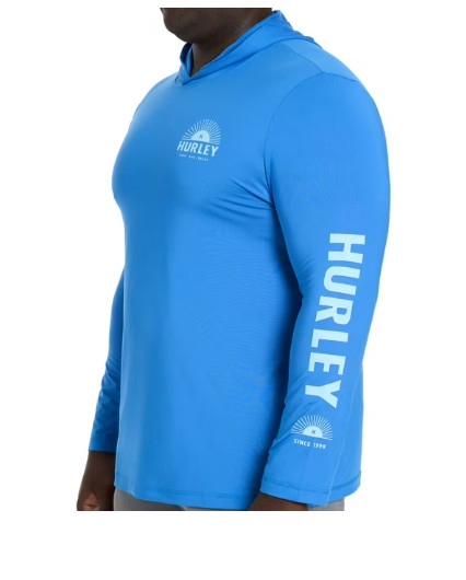 Hurley Men's Hooded UV Tee- Asst colors/sizes gallery