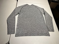 Lululemon Shirt Men’s Medium Gray Metal Vent Long Sleeve Casual