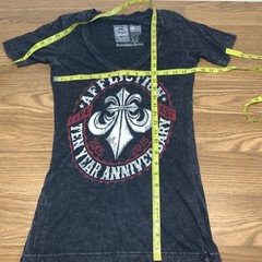 affliction Shirt Size Small 10 year anniversary live fast Motorcycle USA Made
