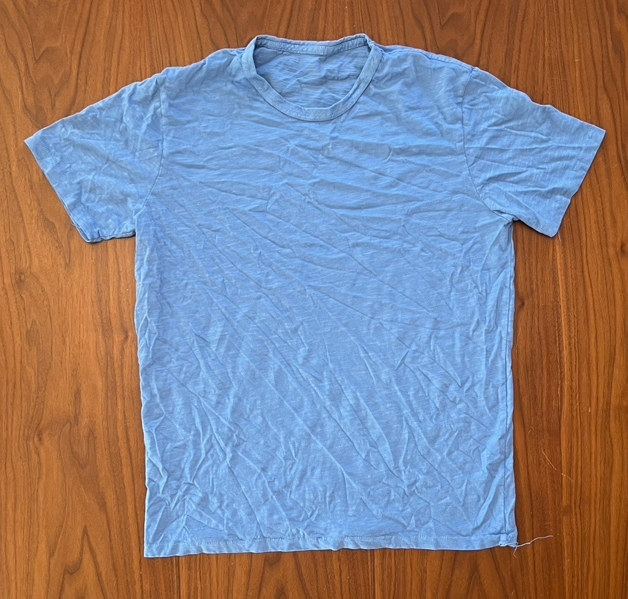 Johnson Motors – Blank – NWOT – Denim Blue – Medium