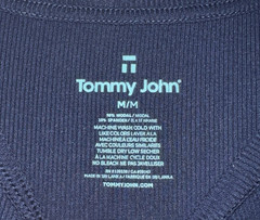 Tommy John Second Skin Rib Sleep Blue T-Shirt Men’s Size Medium