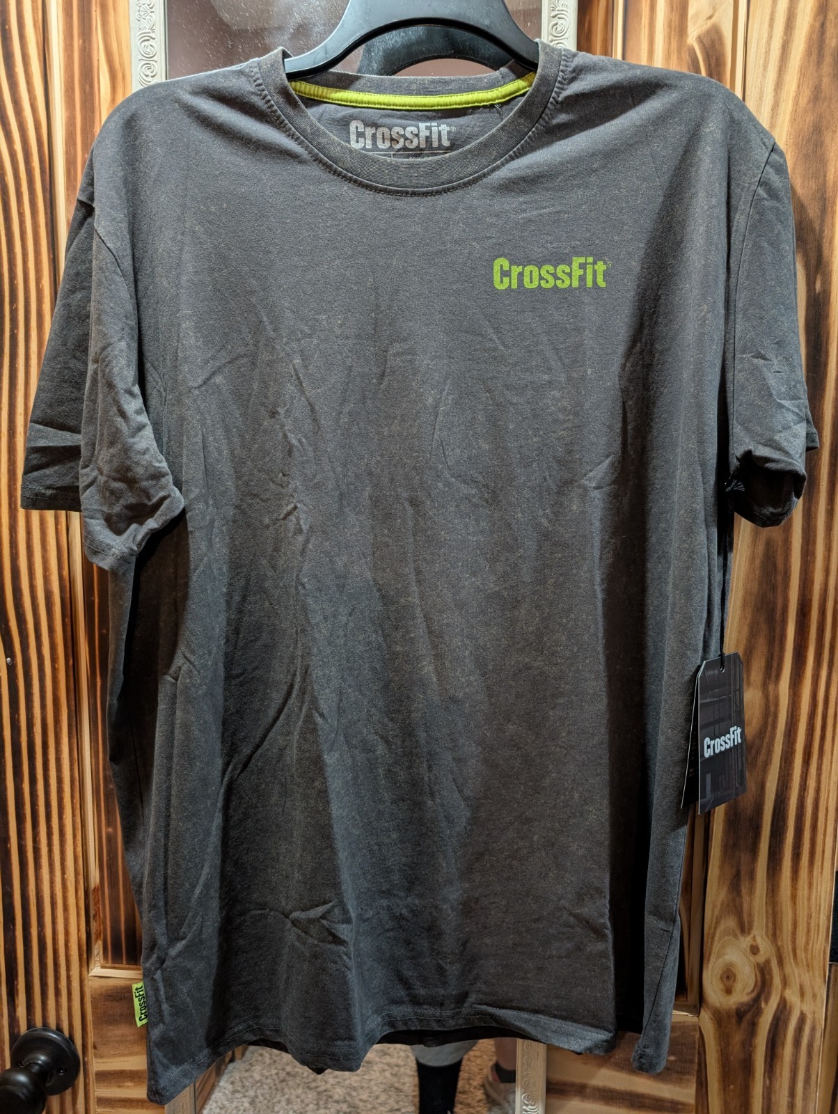 New Unisex Crossfit XL Pukie The Clown Tee - Charcoal Mineral Wash Male Female gallery