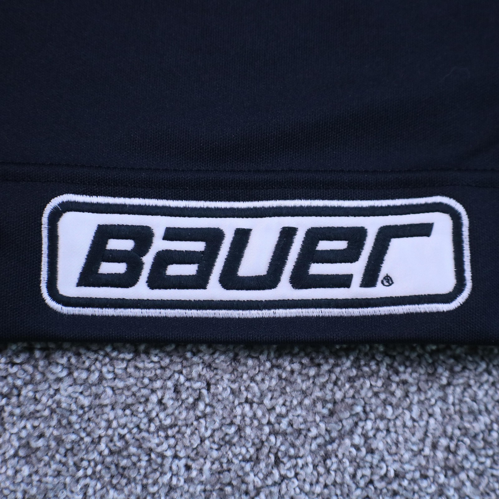 VTG Lumberjacks Hockey Jersey Mens Sz 56 Black Bauer ProWear Fight Strap 92-94 gallery