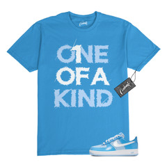 Air Force 1 Psychic Blue University Patent White LV8 T Shirt to Match 1OAK