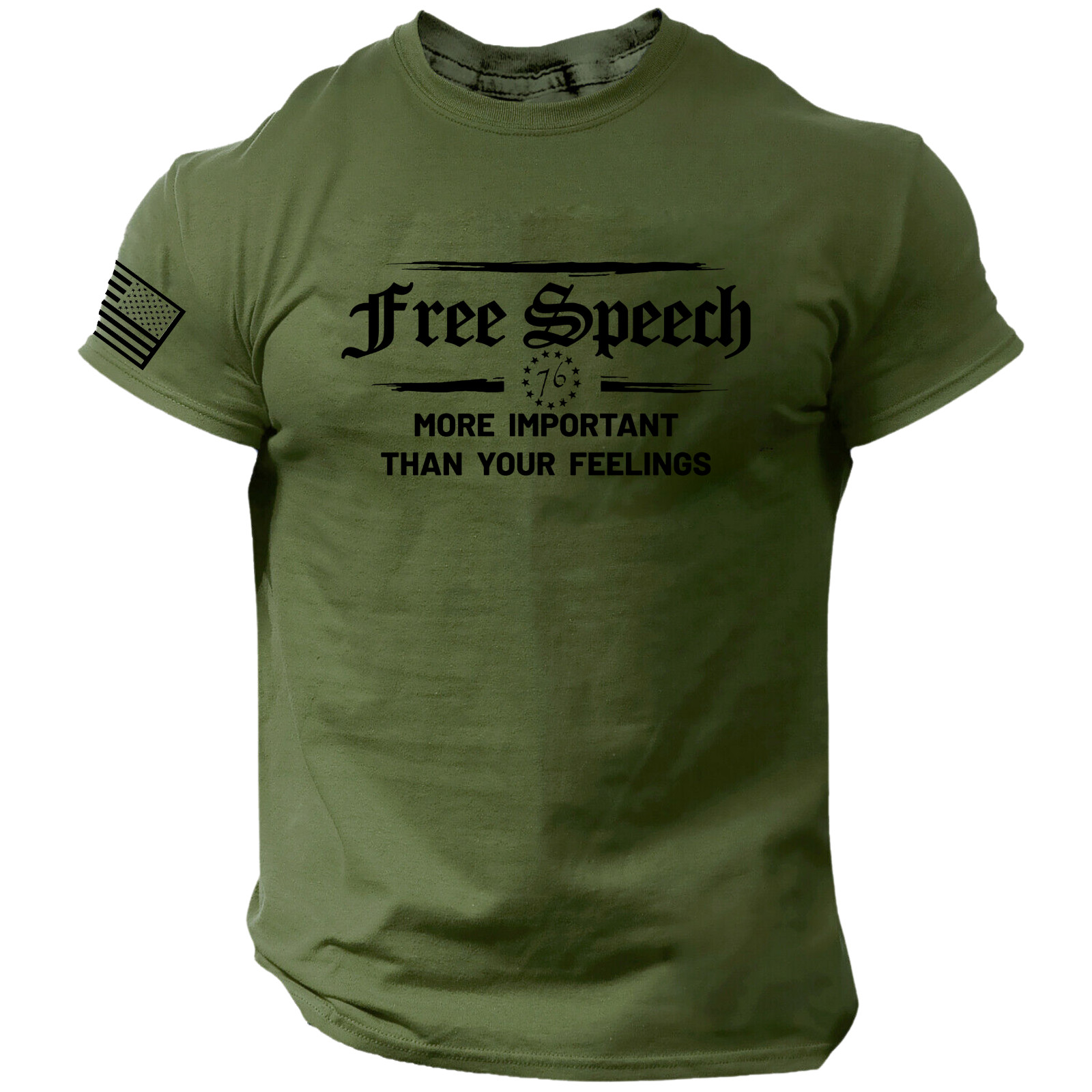 Free Speech 1st Amendment T-SHIRT American Patriotic 1776 America USA Freedom gallery