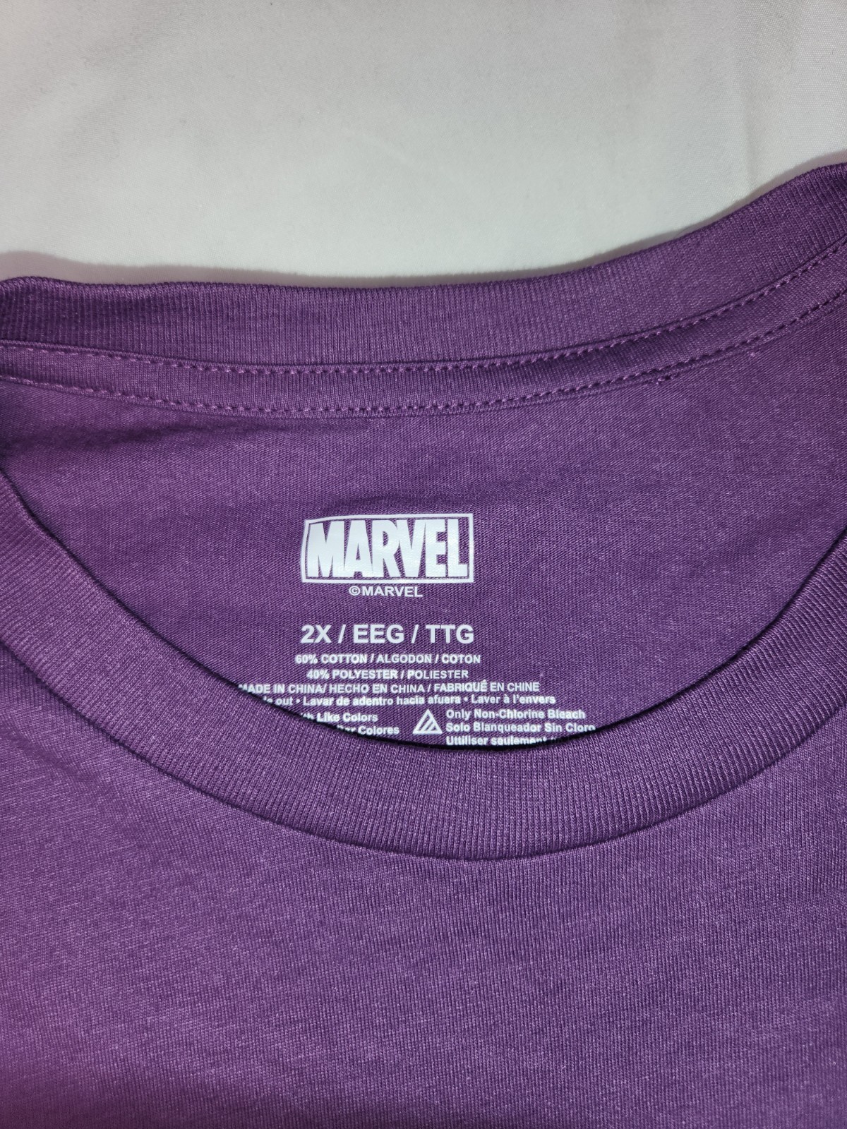 Marvel Black Panther Long Sleeve Shirt Sz 2xl purple gallery