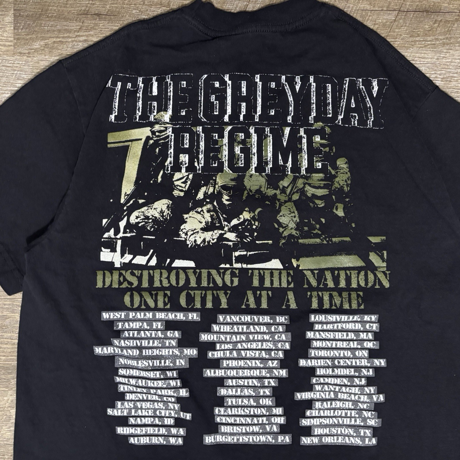 SUICIDE BOYS Tour Shirt Men's M Grey Day $uicideboy$ Official Merch G59 FLAW gallery