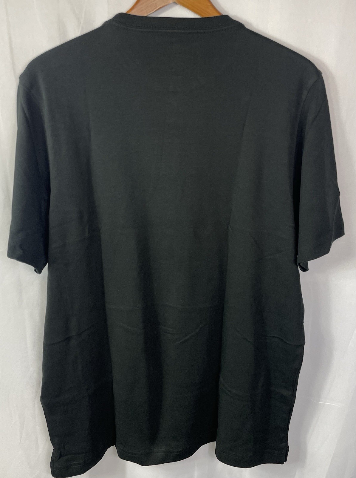 Kirkland Signature Men's Lot of (5) BLACK 100% Pima Tee Pick Size M, L, XL NWT gallery