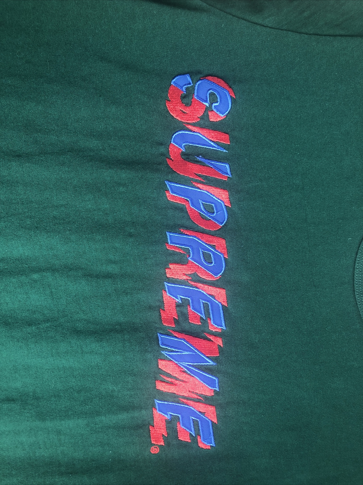 Supreme SS19 Shatter SS Top Dark Green Size M 100% Authentic VNDS Sold Out Item gallery