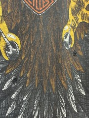 Vintage 1993 Harley Davidson Eagle Tshirt M Faded Trashed