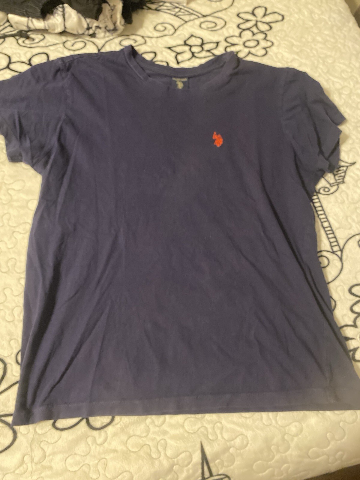 Polo Ralph Lauren Men V-Neck Modern Classic-Fit T-Shirt Tee. Dark Blue S