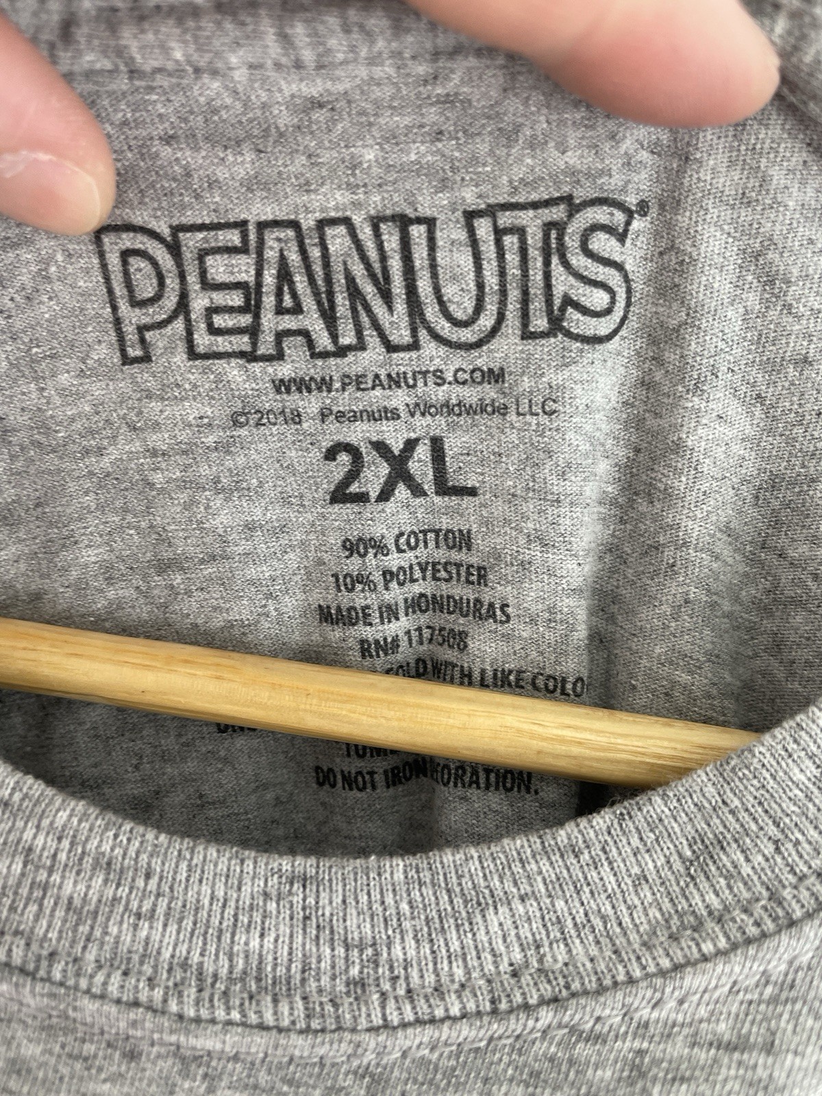 Peanuts 2XL Gray We Run These Streets Charlie Brown T Shirt Men’s 2XL gallery