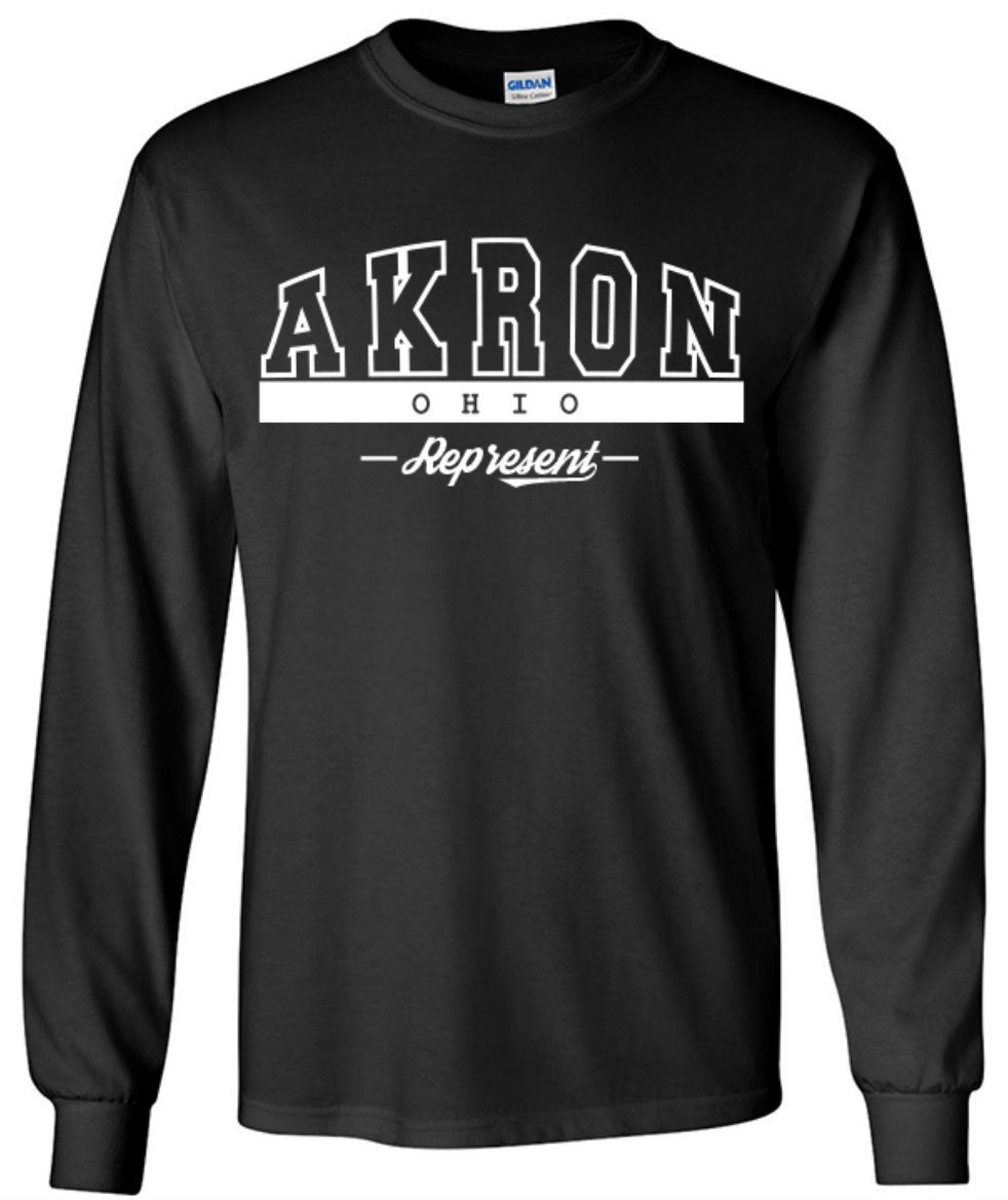 Akron Ohio State T-Shirt Long Sleeve Graphic Tees Unisex Apparel Design gallery