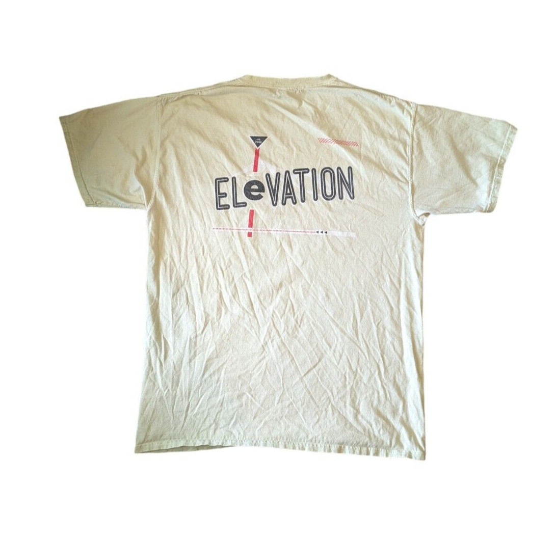 Elevation Worship Pale Yellow Comfort Colors Short Sleeve Size Large Christian gallery