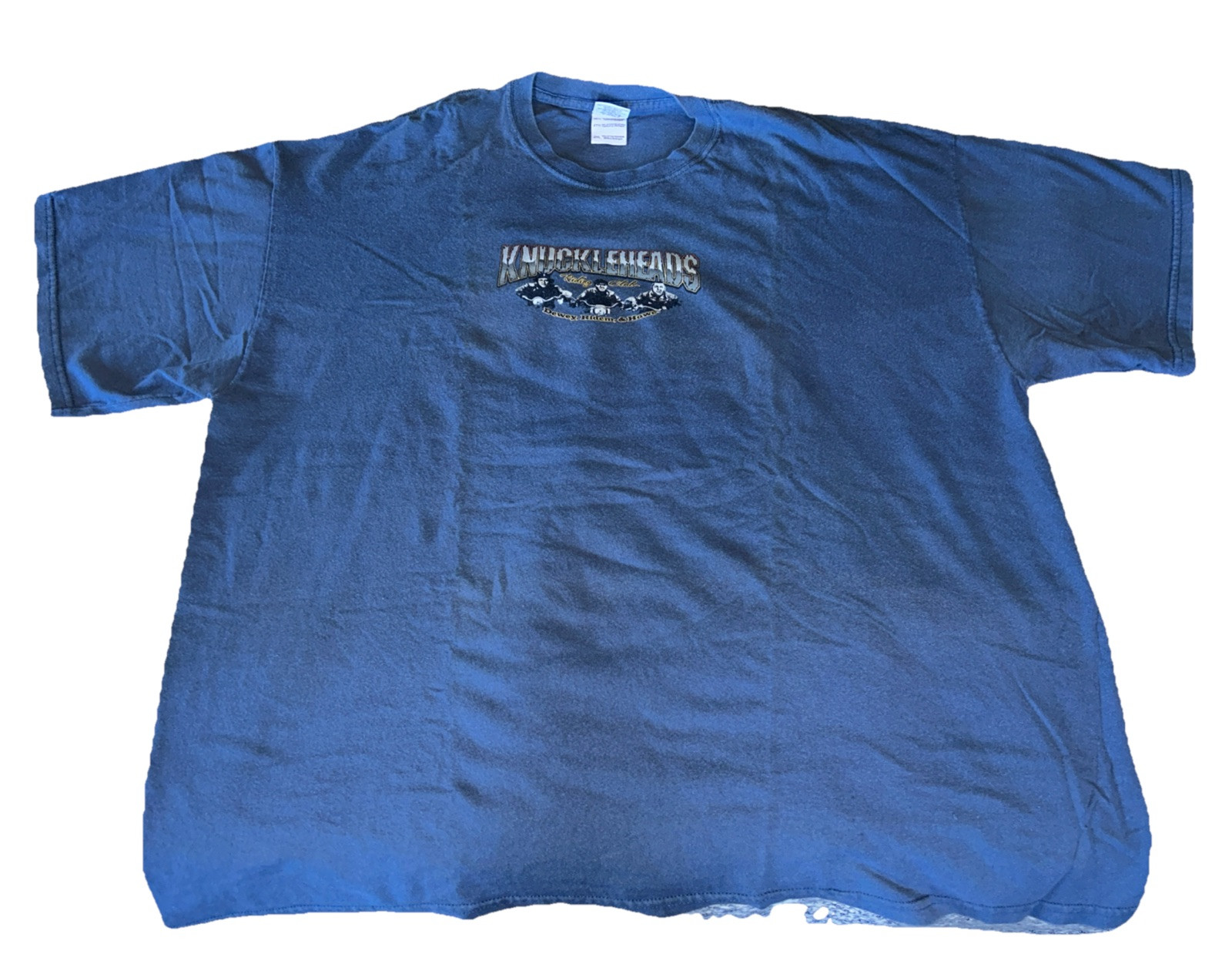Vintage 3 Stooges “outta the way Knuckleheads” 2008 t shirt blue XXL