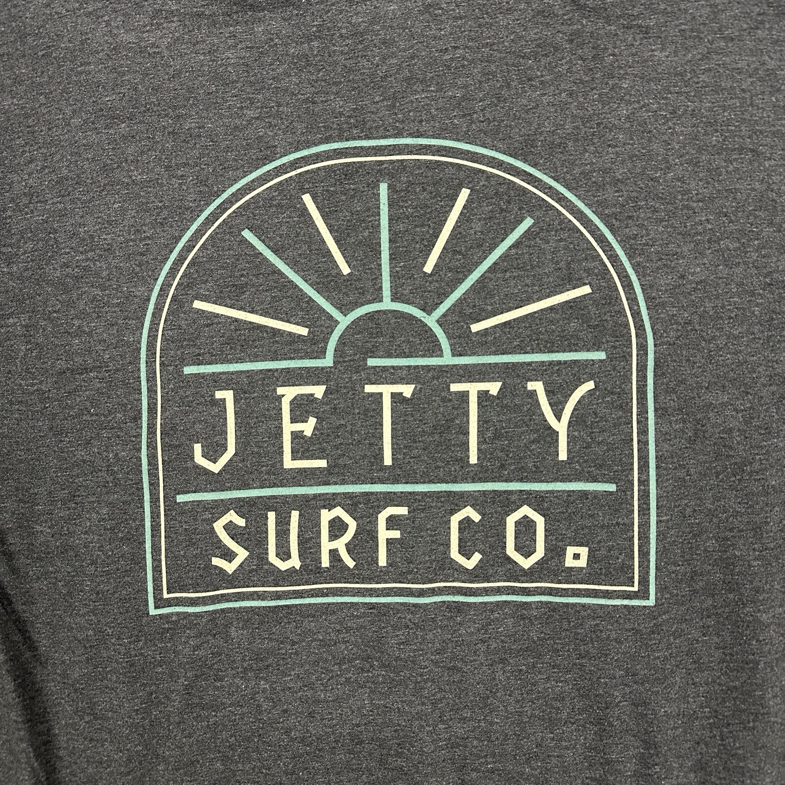 Jetty Surf Co Lightweight Jersey Hooded Pullover Mens L Graphic Kangaroo Pocket gallery