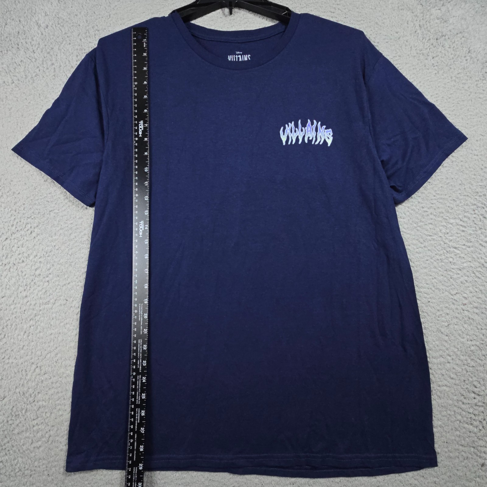 DISNEY VILLAINS SHIRT Mens XL BLUE ANIMATION CASUAL Distressed Retro NWT gallery