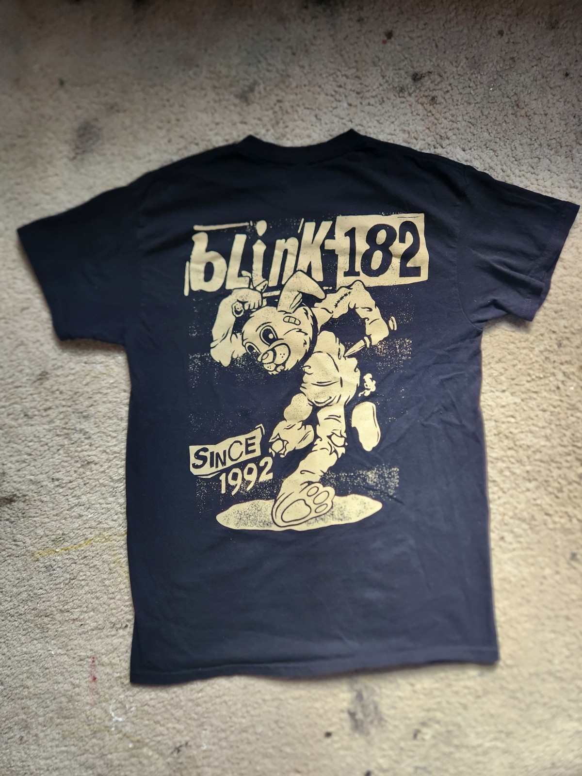 Blink-182 Since 1992 Men's M Black Double-Sided Graphic Cotton Knit T-Shirt gallery