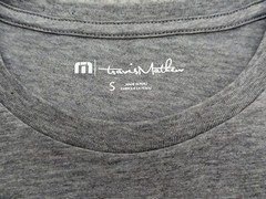 Travis Mathew T-Shirt Mens Small Gray ⛳ SS Golf Cart Crew Neck Logo