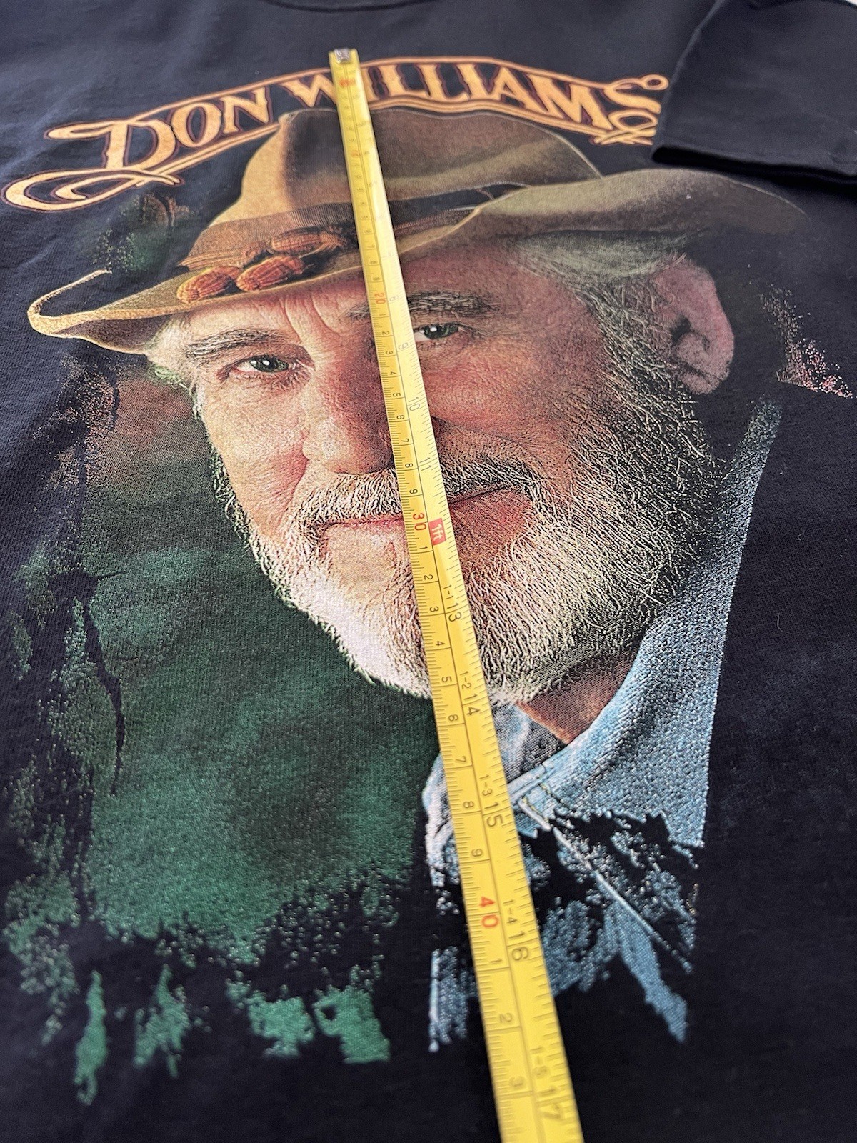 DON WILLIAMS The Gentle Giant Double Sided XL Crewneck T-Shirt Country Music gallery