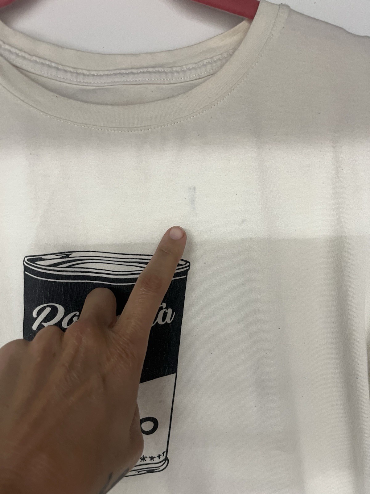 Rockgota Ajiaco Soup Graphic T-Shirt Cream Short Sleeve Tee gallery